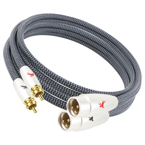 Amazon | Impeto XLR RCA変換ケーブル「オス-オス」XLRからRCAまで OFC